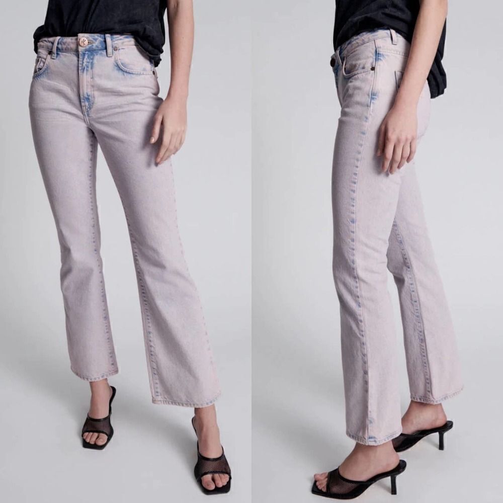 NWT One Teaspoon Pink Haze Charlie Flares Jeans - Size: 29